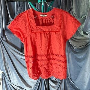 Madewell coral orange size XS